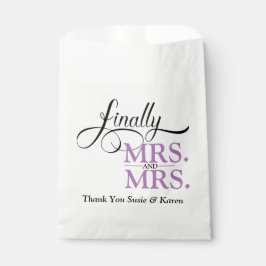 いよいよミセス・アンド・ミセス・ウェディング・レセプション フェイバーバッグ