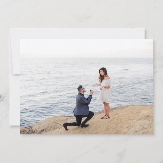 いよいよ日付結婚タイポグラフィ セーブザデート (裏面)