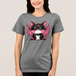 いらだつコウモリ トライブレンドＴシャツ