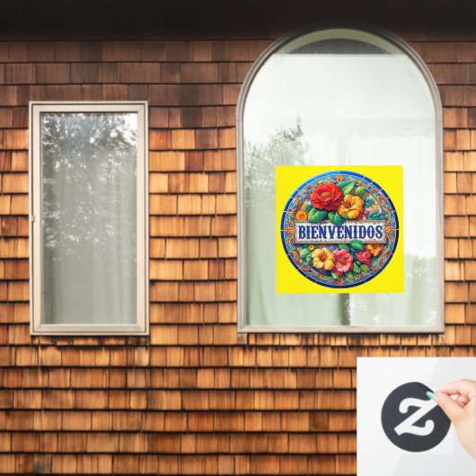 いらっしゃいませ - なんて可愛いんだろう！ ウィンドウサイン (ホームウィンドウ)