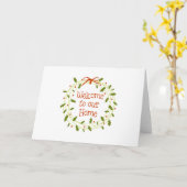 いらっしゃいませ カード (黄色い花)