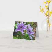 いらっしゃいませ！ カード (黄色い花)