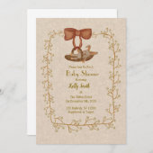 いらっしゃいませ、リトル・ワン 招待状 (正面/裏面)