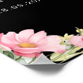 いらっしゃいませ！ワイルドフラワー、ベビーシャワー ポスター (角)