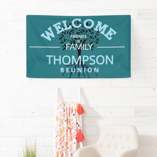 いらっしゃいませ！招待するファミリ懇親会バナー 横断幕 (インサイチュ)