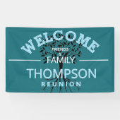 いらっしゃいませ！招待するファミリ懇親会バナー 横断幕 (横)