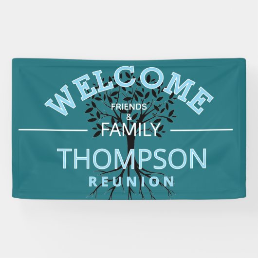 いらっしゃいませ！招待するファミリ懇親会バナー 横断幕 (横)