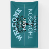 いらっしゃいませ！招待するファミリ懇親会バナー 横断幕 (縦)