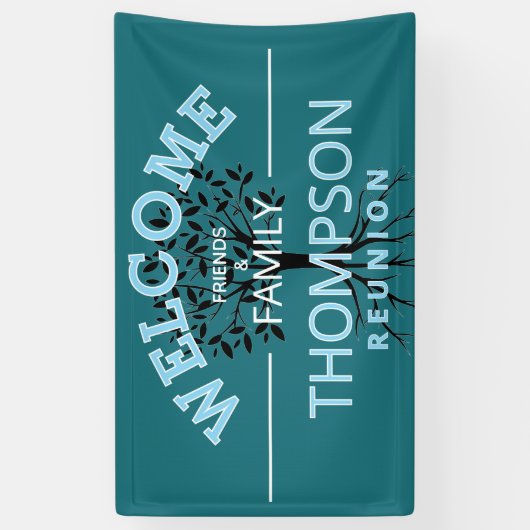 いらっしゃいませ！招待するファミリ懇親会バナー 横断幕 (縦)