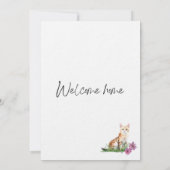 いらっしゃいませ 招待状 (裏面)