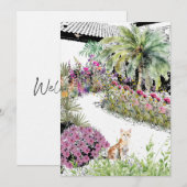 いらっしゃいませ 招待状 (正面/裏面)