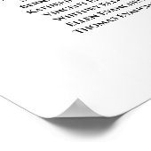 いらっしゃいませ!紫のバラアルファベットの座席表 ポスター (角)