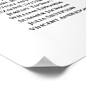 いらっしゃいませ！4テーブル赤面桃フローラ座席表 ポスター (角)