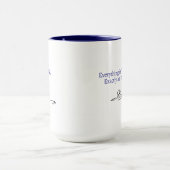 「いらっしゃい。さあ」 15oz 感動的 Coffee Mug マグカップ (中央)