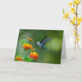 いらっしゃい！夏のハマーから！ カード (黄色い花)