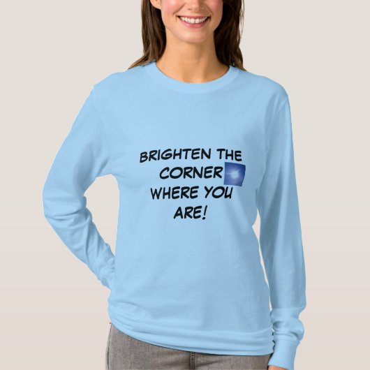 いるコーナーを明るくして下さい! ワイシャツ Tシャツ (正面)