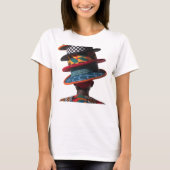 いろいろな帽子をかぶる人 Tシャツ (正面)