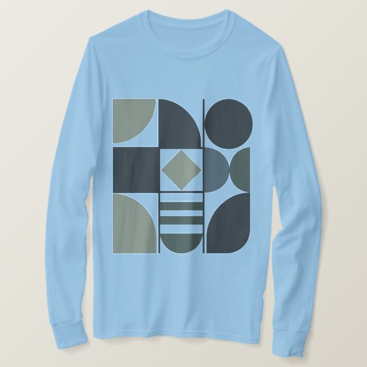 いろいろな形のロングスリーブTシャツ Tシャツ (デザイン正面)