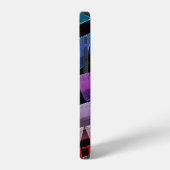 いろいろな色の天井飾りセット iPhoneケース (左側面)