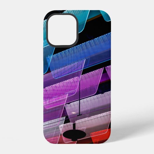 いろいろな色の天井飾りセット iPhoneケース (裏面)
