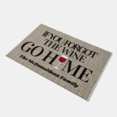 いろおもしろいうもしは忘れ酒が帰る ドアマット (アングル)