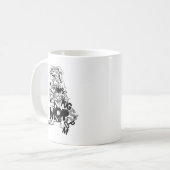 いろんなパグ コーヒーマグカップ (正面左)