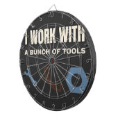 いろんな工具と仕事してるよ — ダーツボード (正面右)
