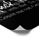 いろんな断り方Tシャツ 面白い皮肉な言葉 ポスター (角)