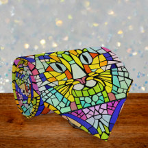 いろんな色のザニー猫 – 明るいおもしろいモザイク