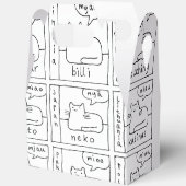 いろんな言語で鳴くキャラクター猫 フェイバーボックス (見開き)