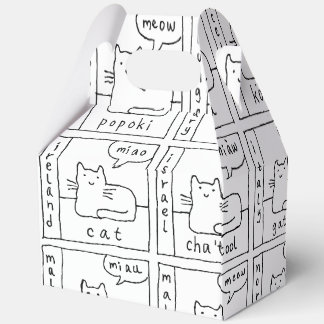 いろんな言語で鳴くキャラクター猫 フェイバーボックス
