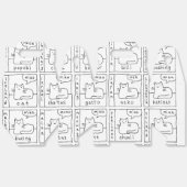 いろんな言語で鳴くキャラクター猫 フェイバーボックス (見開き)