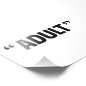 いわゆる大人引用符 フォトプリント            (角)