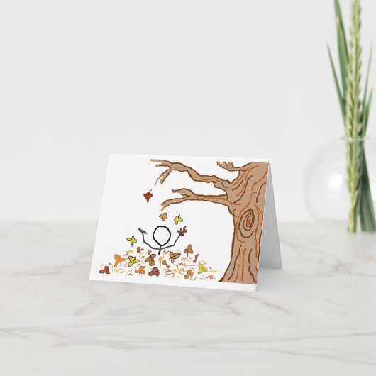 い遊い？遊ノートカー葉ドの中に カード (正面)