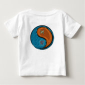 うお座と木の虎 ベビーTシャツ (裏面)