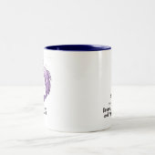 うお座の占星術の誕生日マグカップ ツートーンマグカップ (中央)