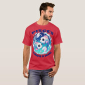 うお座の天体コイのギフト Tシャツ (正面フル)