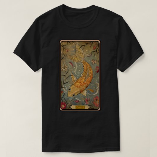 うお座の太陽のサイン Tシャツ (デザイン正面)