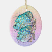 うお座の魚 セラミックオーナメント (右)