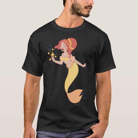 うお座 - イエロー Tシャツ (正面)