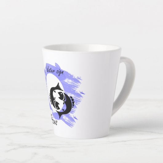 うお座 カフェラテマグ (右アングル)