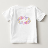 うお座 ベビーTシャツ (裏面)