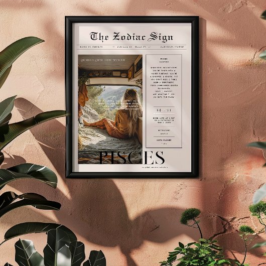 うお座 | 十二星座占星術 フォト新聞 ポスター