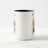 うお座 女性 星座 デザイン ブラウン ブラック 450ml マグカップ (中央)