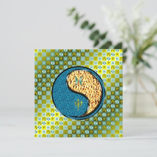 うお座 & 火の猿 カード (スタンド正面)