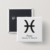 うお座 2月19日~3月20日 缶バッジ (正面&裏面)