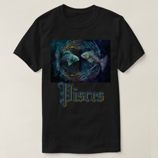うお座 Tシャツ (デザイン正面)