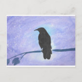 うがいカラス ポストカード (正面)
