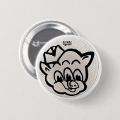 うごめくFriggly 缶バッジ (正面&裏面)