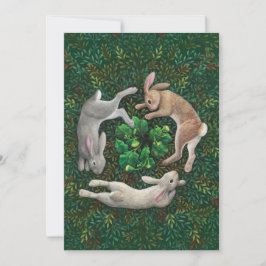 「うさぎが凍りついてしまうなんて」 フラットカード